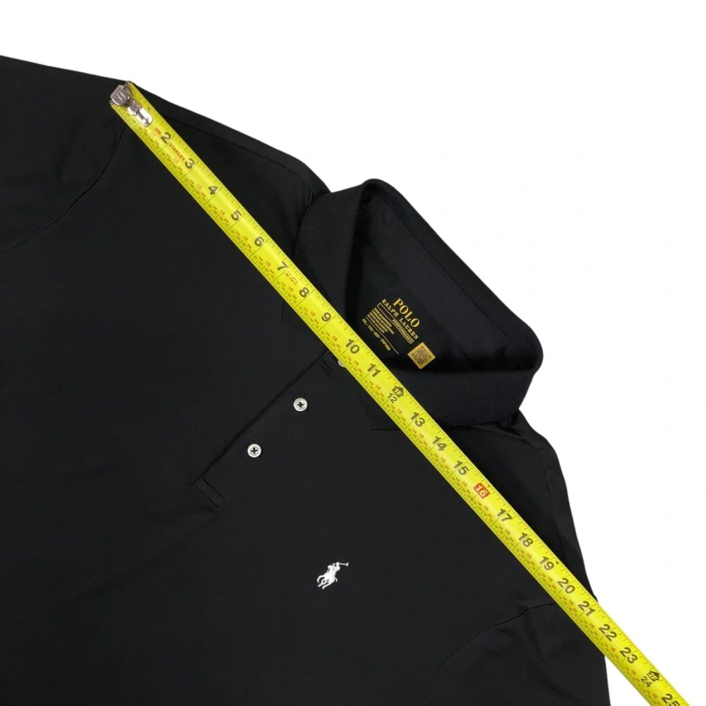 Polo Ralph Lauren Performance Short Sleeve Polo Shirt Men's Size XXL Black